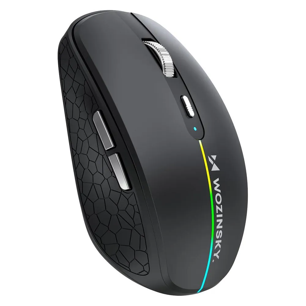 Ratón Wozinsky WKG-200 RF Wireless Bluetooth 1600DPI Schwarz Ergonomisch