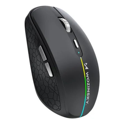 Ratón Wozinsky WKG-200 RF Wireless Bluetooth 1600DPI Schwarz Ergonomisch