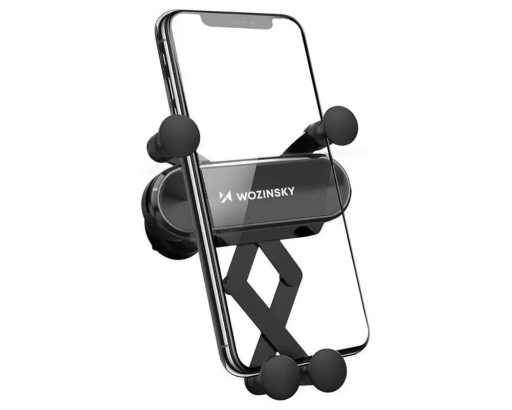 Wozinsky Handy-Halterung Wozinsky Autotelefonhalter Gravity für Lüftungsgitter Schwarz (WCH-05)