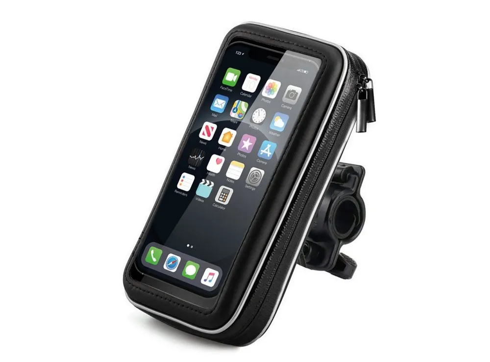 Wozinsky Smartphone-Halterung Smartphonehalterung für Fahrrad, Motorrad, Roller schwarz