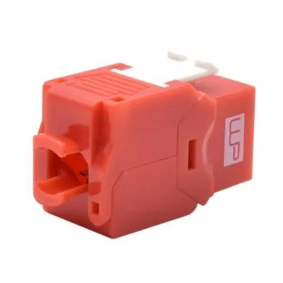 WP Keystone CAT 6A UTP RJ45 Buchse Rot WPC-KEY-6AUP-TL/R Slim WP Keystone CAT 6A UTP RJ45 Buchse Rot WPC-KEY-6AUP-TL/R Slim