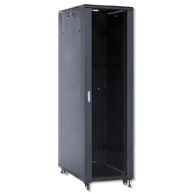 Rack WPN RNA 42606 BS 42U 800kg Schwarz Bodenständiger Serverschrank Rack WPN RNA 42606 BS 42U 800kg Schwarz Bodenständiger Serverschrank
