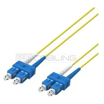 Wp WPC-FP0-9SC-010 Lichtwellenleiterkabel 1 m SC OS2 Gelb