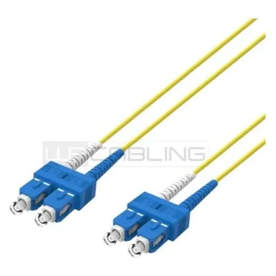 Wp WPC-FP0-9SC-020 Lichtwellenleiterkabel 2 m SC OS2 Gelb