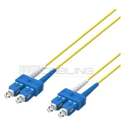 Wp WPC-FP0-9SC-050 Lichtwellenleiterkabel 5 m SC OS2 Gelb