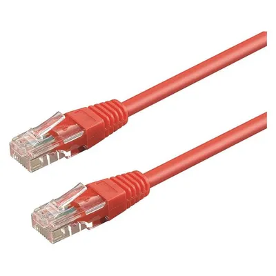 Wp WPC-PAT-5U050R Netzwerkkabel Rot 5 m Cat5e U/UTP (UTP)