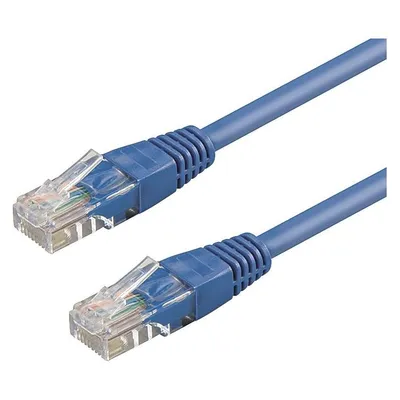 Wp WPC-PAT-6U010B Netzwerkkabel Blau 1 m Cat6 U/UTP (UTP)