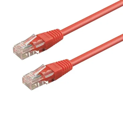 Netzwerkkabel WP WPC-PAT-6U020R Cat6 2 m Rot U/UTP
