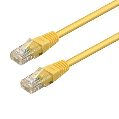 Netzwerkkabel WP WPC-PAT-6U020Y Cat6 2m Gelb RJ-45