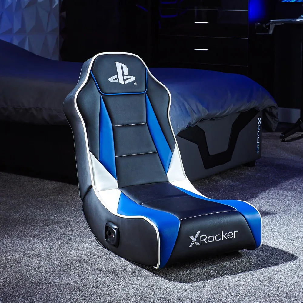 Sony Playstation 5 Geist 2.0 Floor Rocker, Kinder Gaming Sessel mit 2.0 Soundsystem