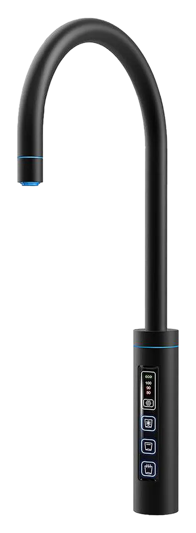 3in1 Touch Armatur (für Sprudler) rund, matt schwarz (XO-AR 3005)