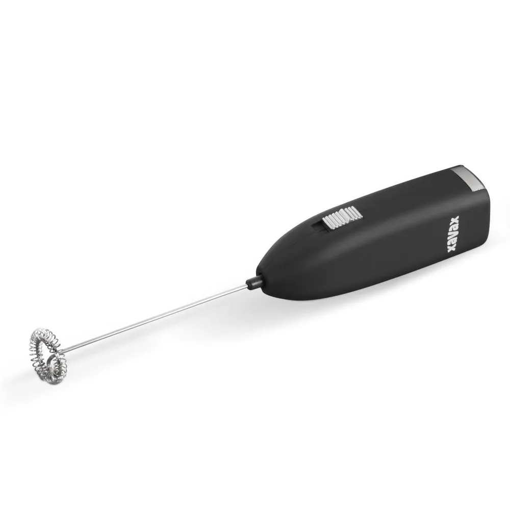 Elektrischer Milchaufschäumer, Hand-Stab batteriebetrieben, klein, Schwarz (00111258)