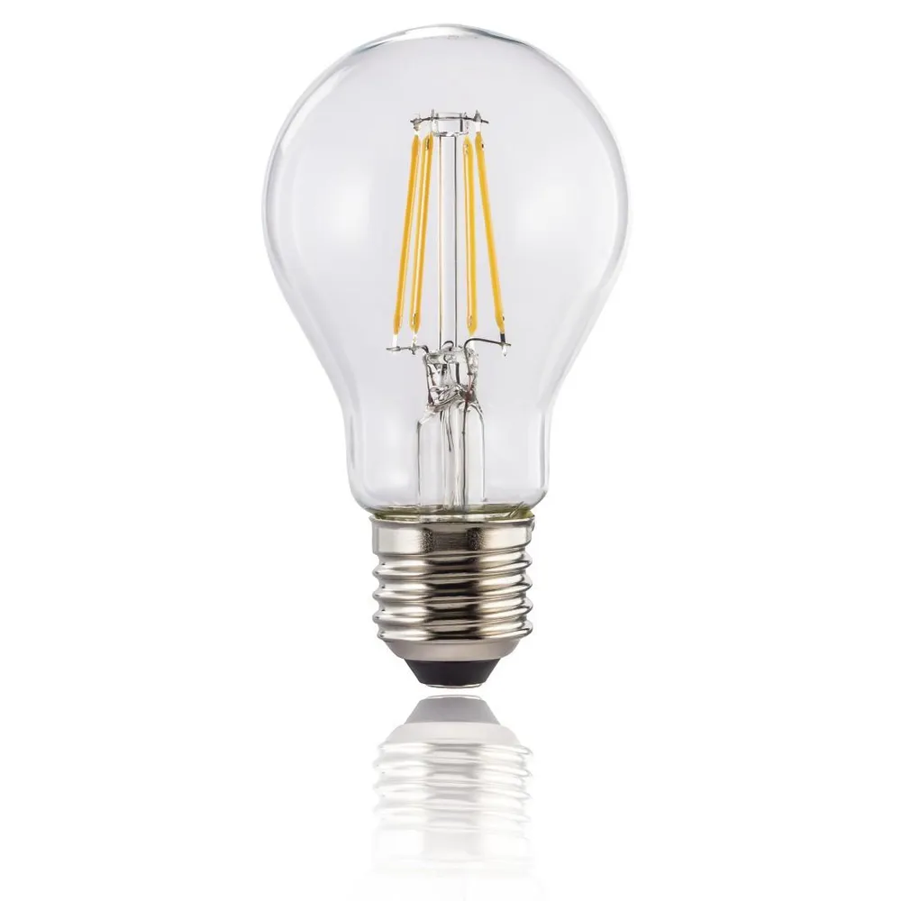 LED-Filament, E27, 806lm ersetzt 60W, Glühlampe, Warmweiß, 2 Stück (00112703)