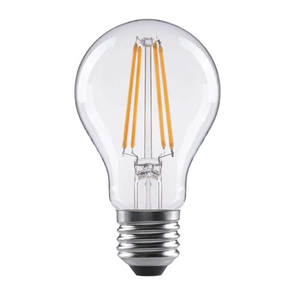 LED-Filament, E27, 806lm ersetzt 60W, Glühlampe, Warmweiß, Klar (00112804)