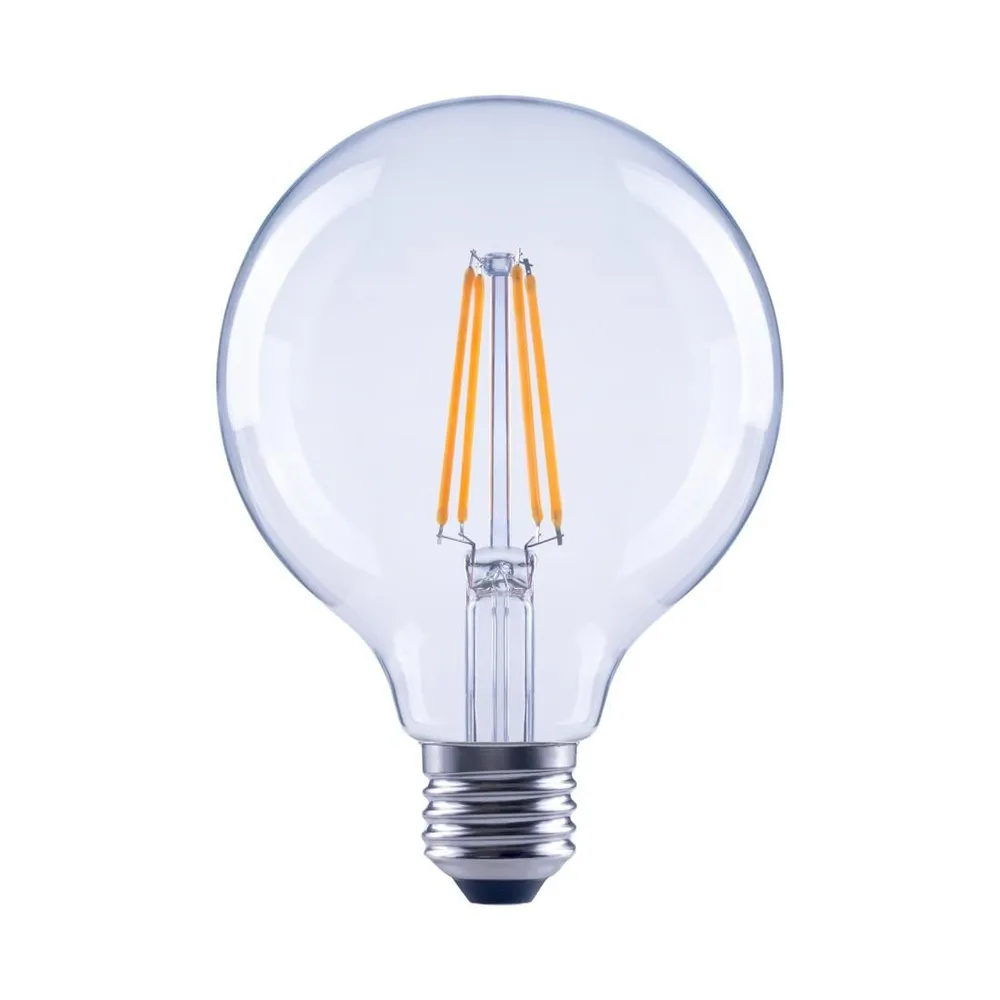 LED-Filament, E27, 806lm ersetzt 60W Globelampe, G95, klar, Warmweiß (00112819)