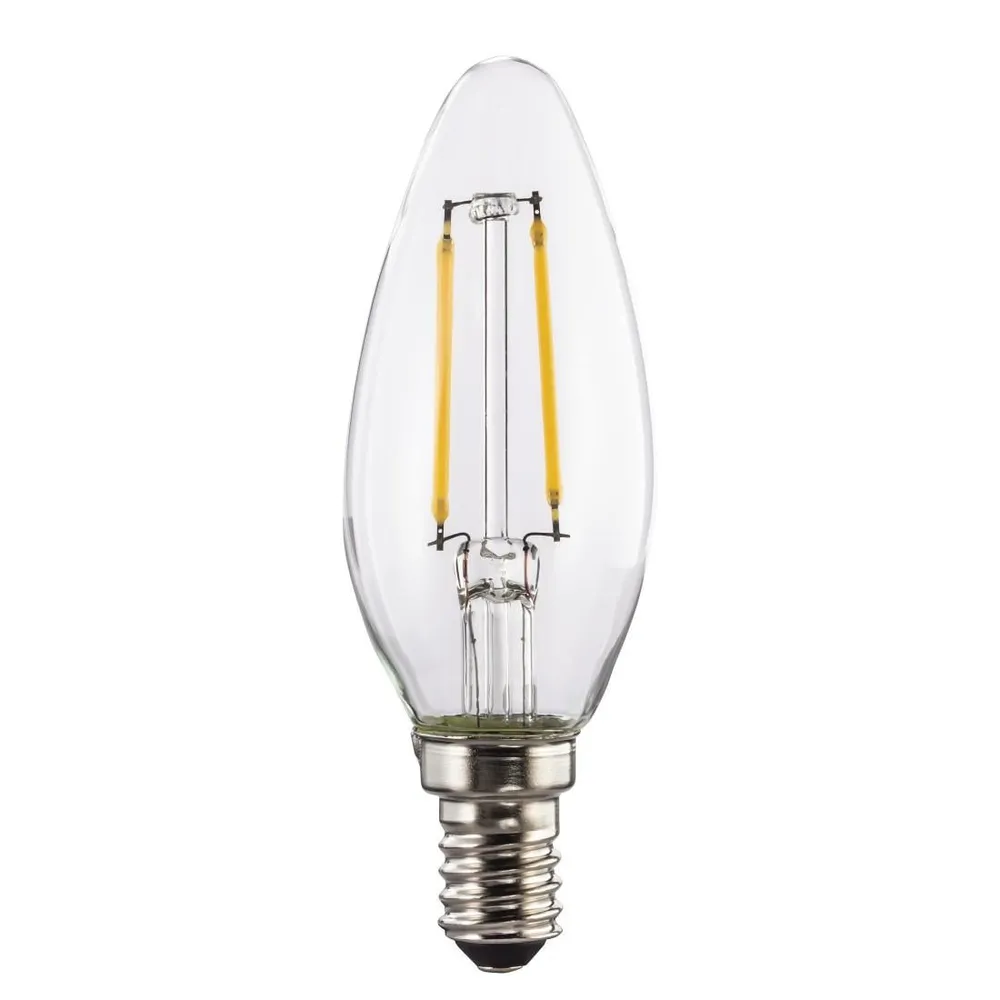 LED-Filament, E14, 806lm ersetzt 60W, Kerzenlampe, Warmweiß (00112822)