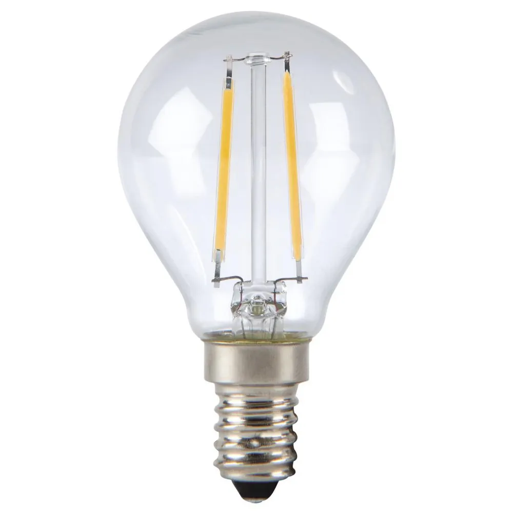 LED-Filament, E14, 250lm ersetzt 25W, Tropfenlampe, Warmweiß (00112836)