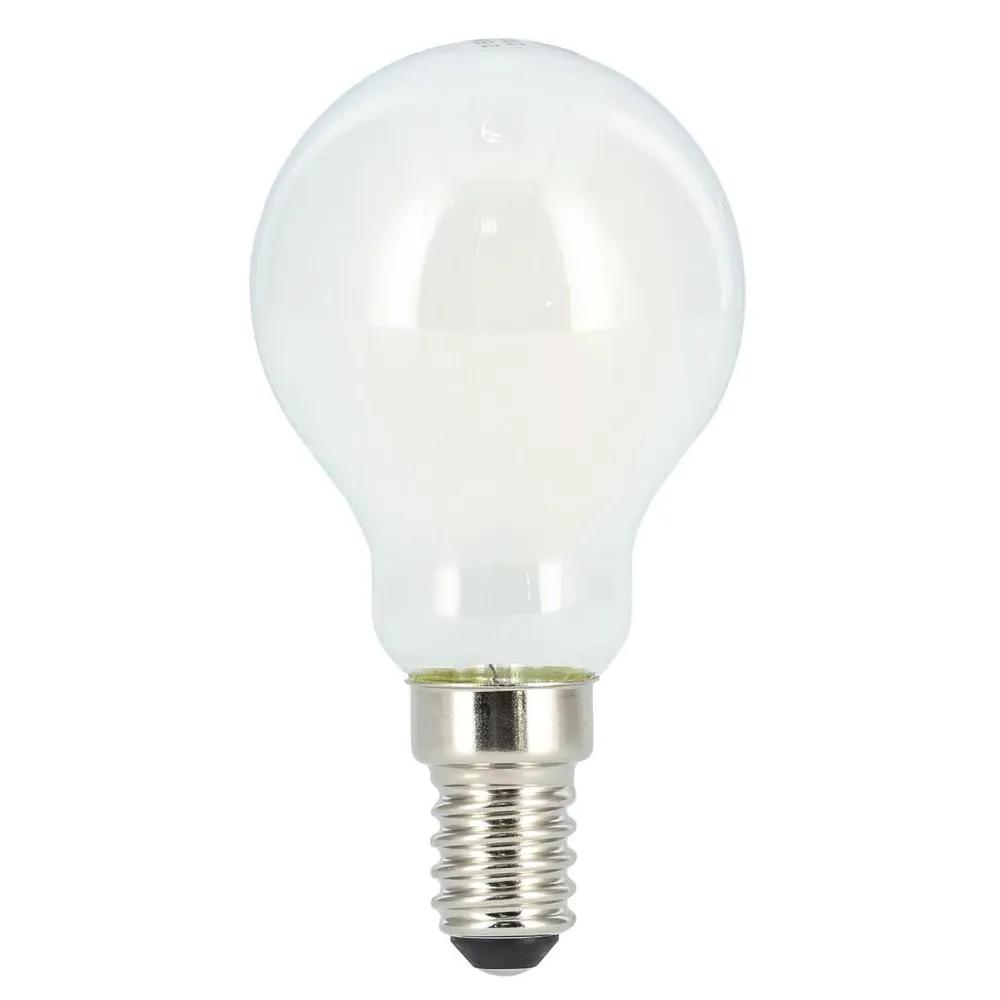 LED-Filament, E14, 250lm ersetzt 25W, Tropfenlampe, matt, Warmweiß (00112850)