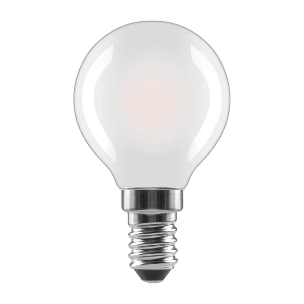 LED-Filament, E14, 470lm ersetzt 40W, Tropfenl., Warmweiß, Matt, RA90, dimm (00112852)