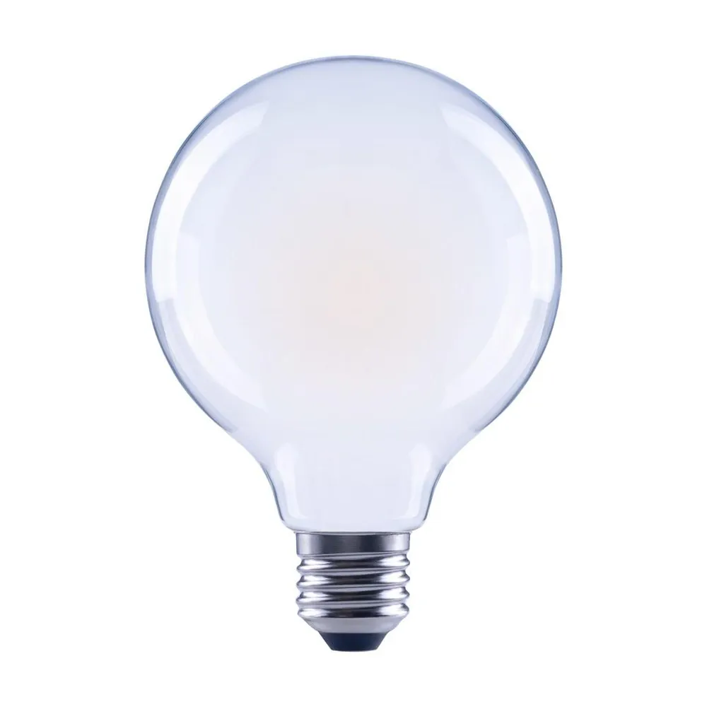 LED-Filament, E27, 806lm ersetzt 60W Globelampe, G95, matt, Warmweiß (00112879)