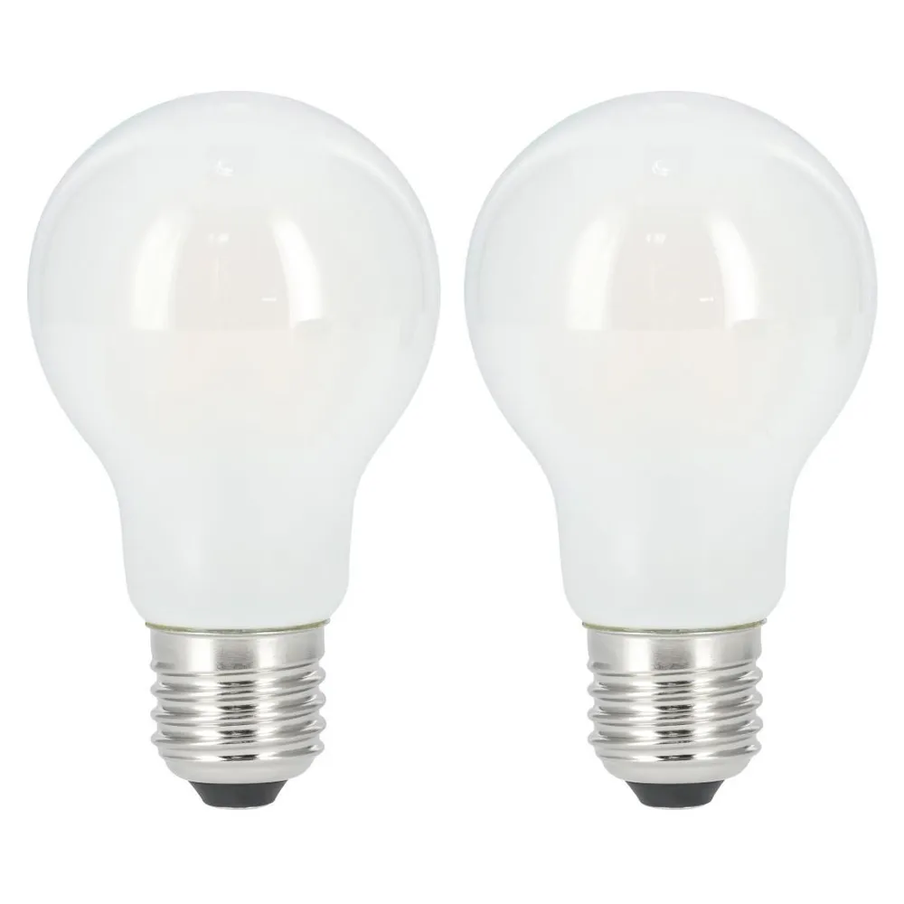 LED-Filament, E27, 806lm ersetzt 60W, Glühlampe, Matt, Warmweiß, 2 Stück (00112904)