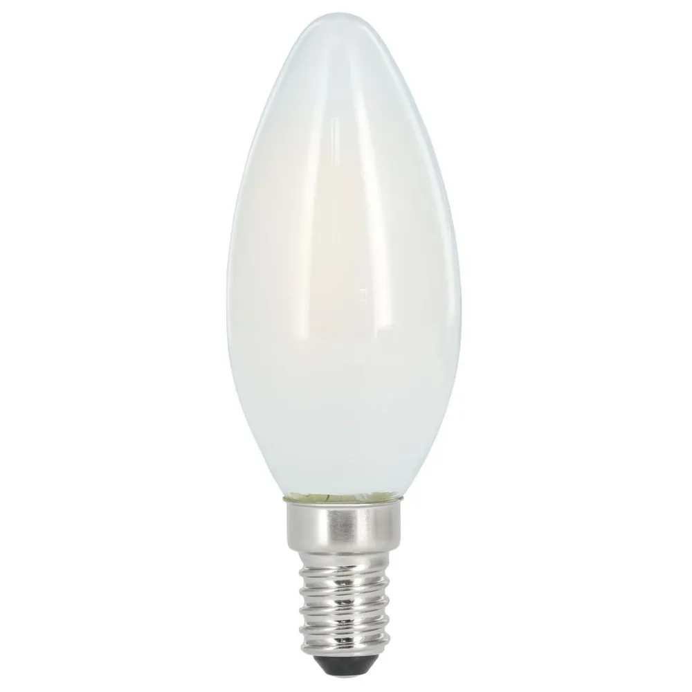 LED-Filament, E14, 806lm ersetzt 60W, Kerzenlampe, Warmweiß, Matt (00112931)