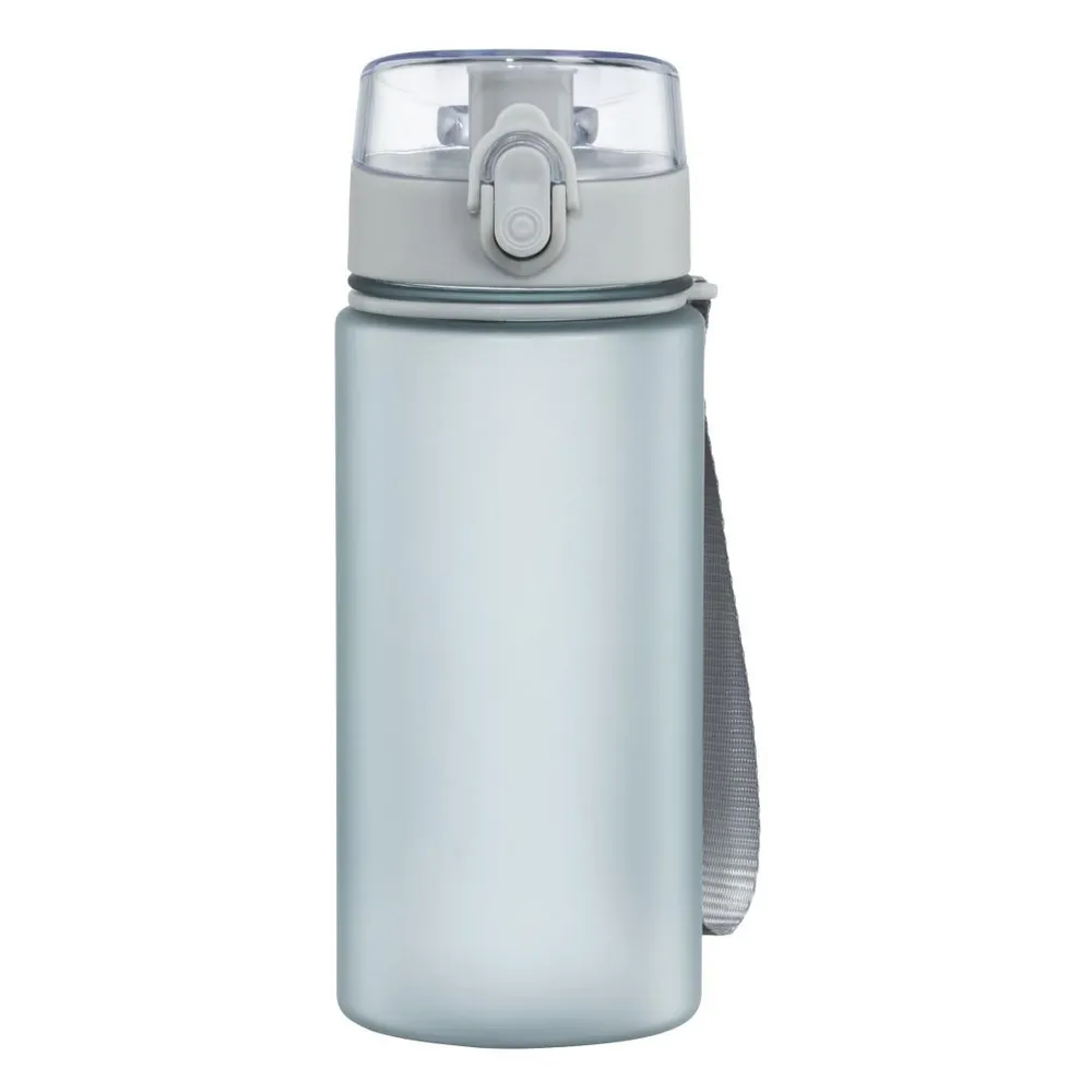 Sport-Trinkflasche, 500ml, auslaufsicher, Schlaufe, Einhandverschluss, Blau (00181590)