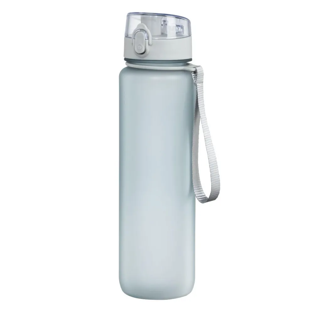 Sport-Trinkflasche, 1 l, auslaufsicher, Schlaufe, Einhandverschluss, Blau (00181591)