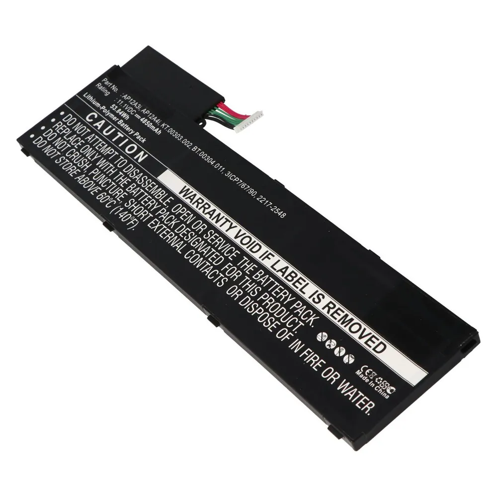 XCell Nachbau Akku exakt passend für den Acer Akku AP12A3i Akkutyp Abmessungen 280x94x7,4mm