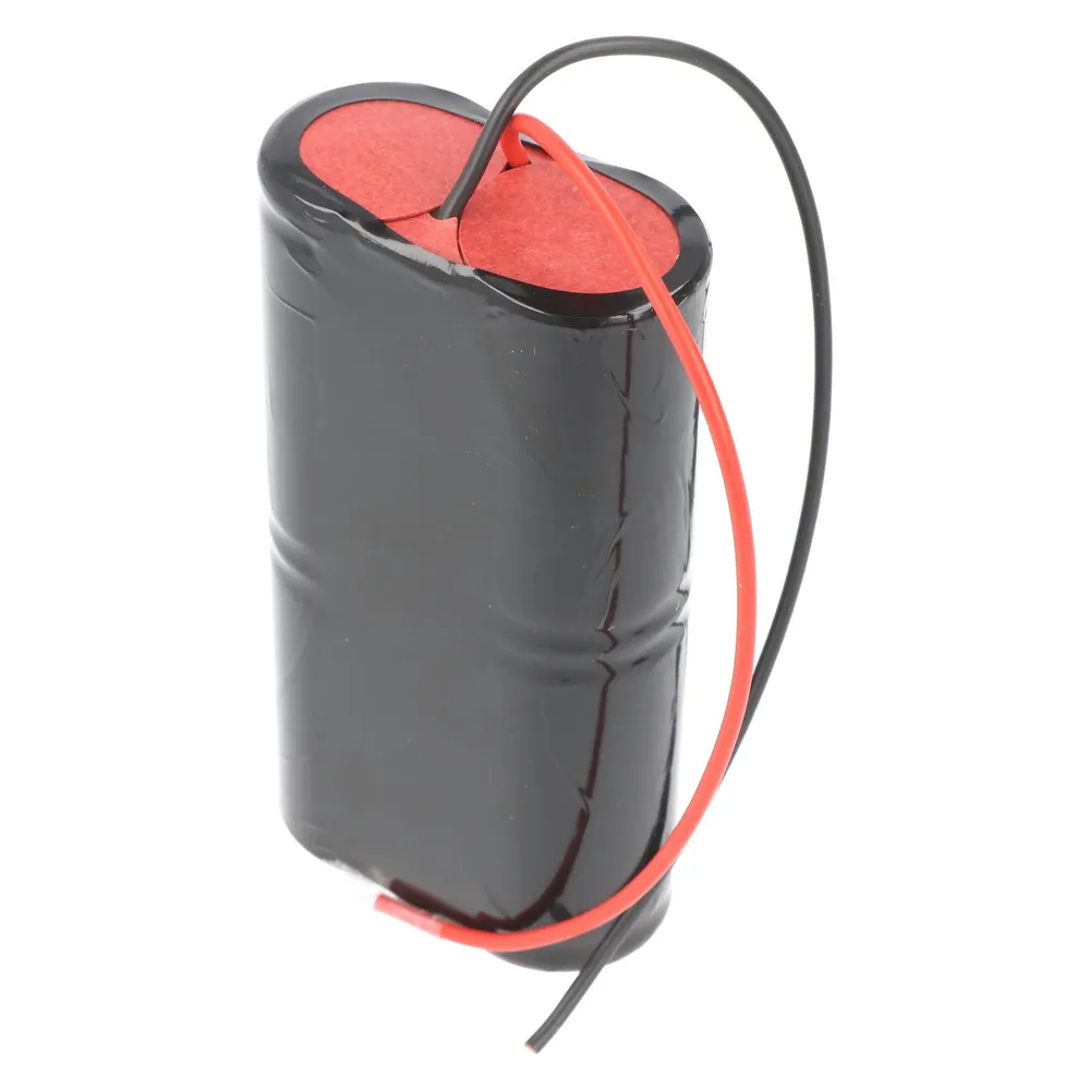 XCell Notleuchtenakku NiCd 4,8V 4500mAh L2x2 Mono D mit 200mm Kabel einseitig