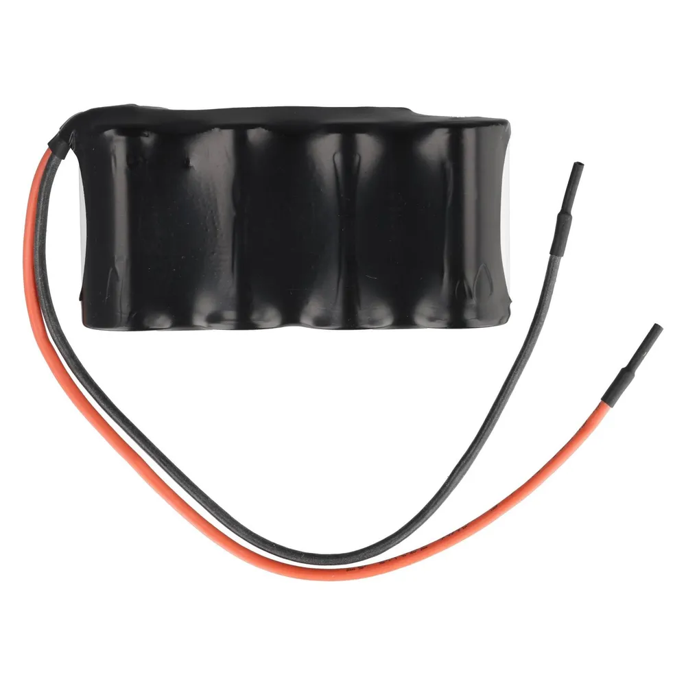 XCell Notleuchtenakku NiCd 4,8V 1800mAh F1x4 Sub-C mit 200mm Kabel einseitig passend für 4,8 V Akku