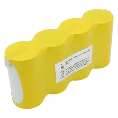 XCell Notleuchtenakku NiCd 4,8V 4500mAh F1x4 Mono D mit Faston-Anschluss