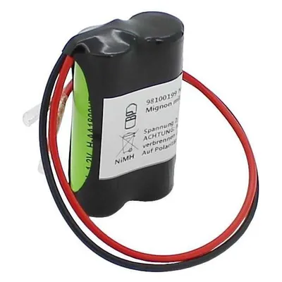 XCell Notleuchtenakku NiMH 2,4V 1800mAh F1x2 Mignon mit 200mm Kabel 0,75mm²