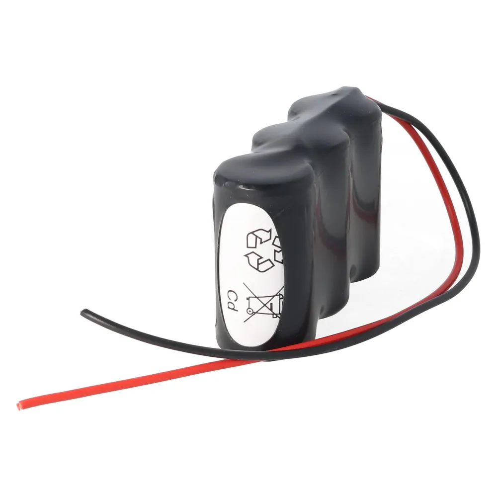 XCell Akku für Notbeleuchtung 3,6 Volt 1800mAh Sub-C mit 200mm Anschlusskabel, Abmessungen 69x23x43mm