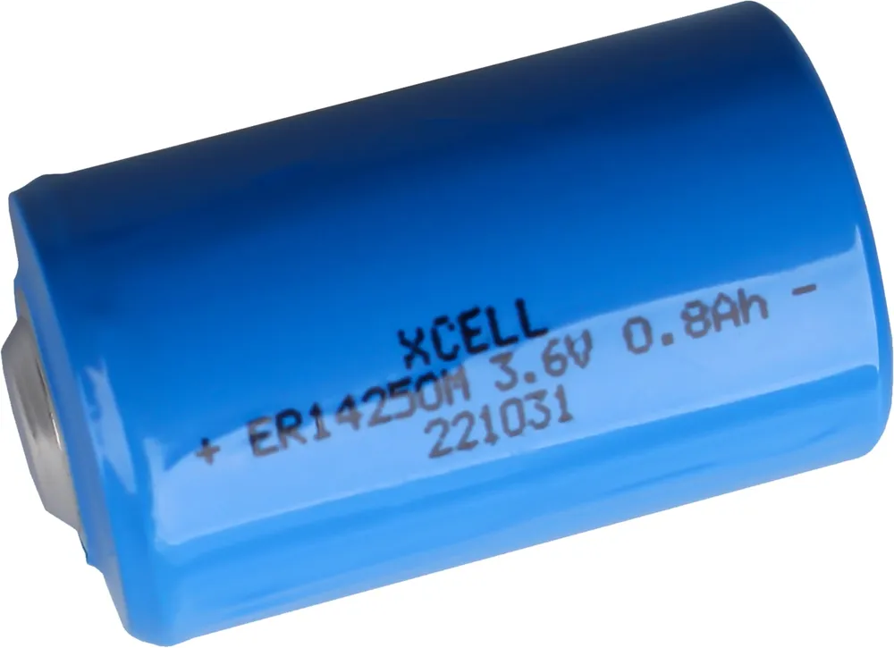XCELL Lithium-Batterie ER 14250M, 3,6 V, 0,8 Ah