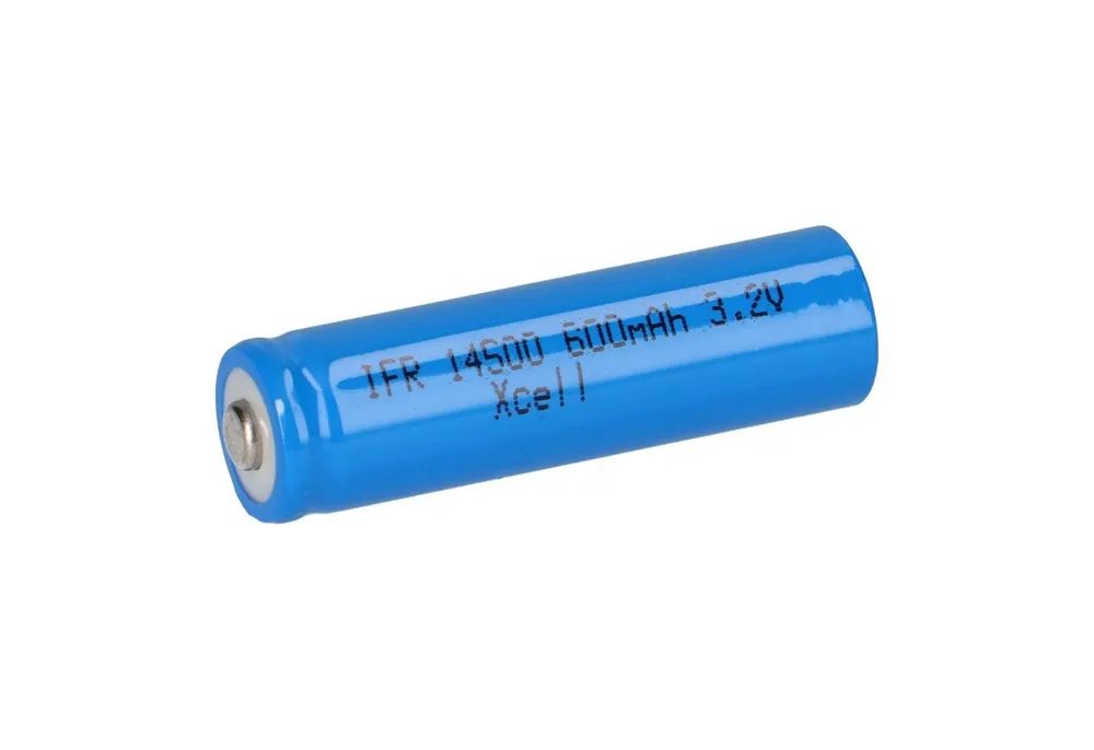XCell XCell IFR 14500 AA Solar Akku LiFePO4 3,2V 600mAh Akku