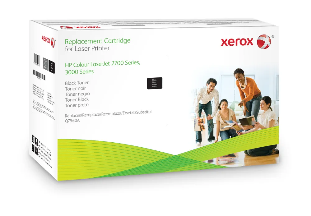 Xerox Tonerkartusche Schwarz Kompatibel mit HP Q7560A 6500 Seiten