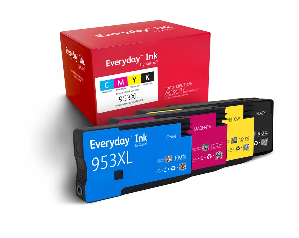 Tintenpatrone Xerox HP953XL Multipack XL Schwarz Cyan Magenta Gelb Kompatibel