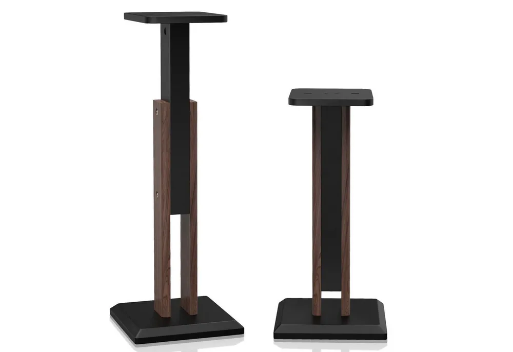 XERSEK Lautsprecherständer 2 Holz Standfüße Boxenständer 65-85cm Ständer für Lautsprecherboxen, (2-tlg., Höhenverstellbar, von 4 bis 10 Zoll, 20kg Tragkraf)