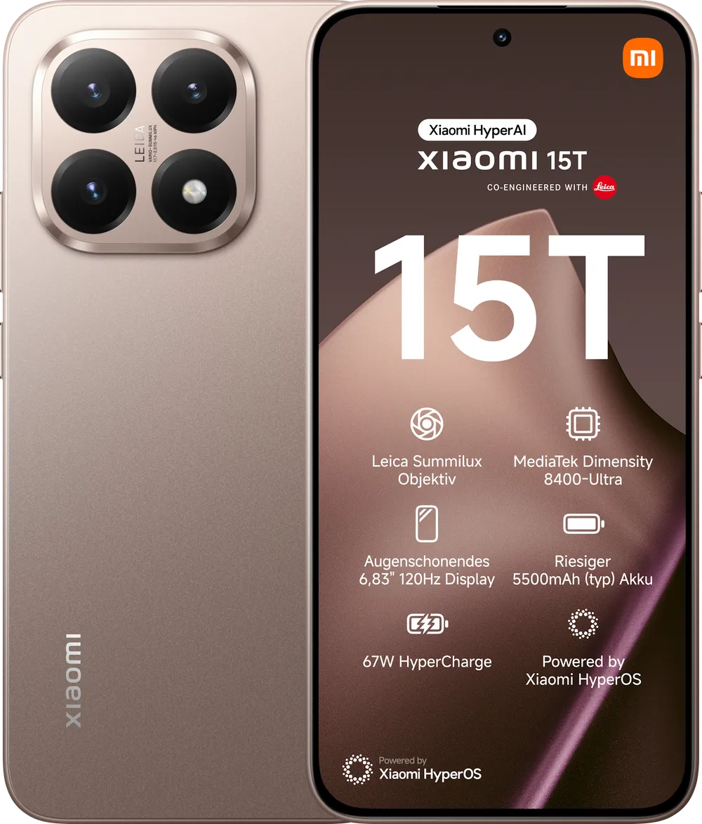 15T 12GB + 256GB Rosegold Smartphone