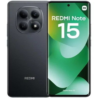 Xiaomi REDMI Note 15 4G 8GB 128GB 6.77" Schwarz