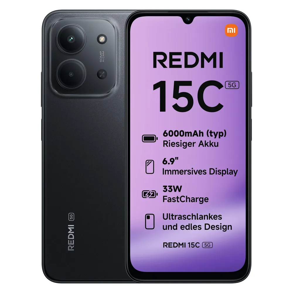 Redmi 15C 128GB Schwarz 5G