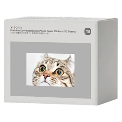 Fotopapier Xiaomi Portable Dye-Sublimation Photo Paper Sticker 50 x 76 mm 50 Blatt