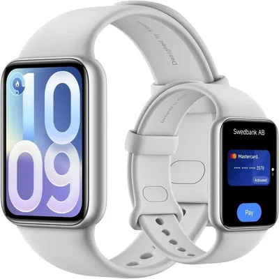 Aktivitätsarmband Xiaomi Smart Band 10 Pro Bluetooth NFC AMOLED Silber 21 Tage GPS