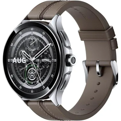 Xiaomi Watch 2 Pro Bluetooth GPS 46mm AMOLED Silber Braun M Wasserdicht 5ATM Pulsmesser