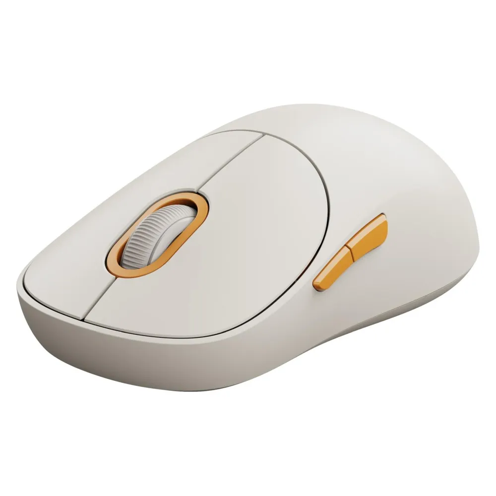 Ratón Xiaomi inalámbrico 1200 DPI Bluetooth + RF 2.4 GHz Blanco ergonómico
