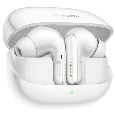 Xiaomi Buds 5 Pro Bluetooth-Kopfhörer mit aktiver Geräuschunterdrückung, Keramikweiß