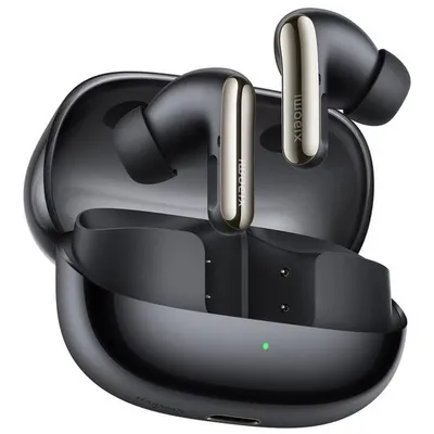 Xiaomi Buds 5 Pro Wi-Fi-Kopfhörer mit aktiver Geräuschunterdrückung, durchscheinend schwarz