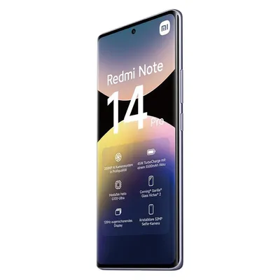 Xiaomi REDMI Note 14 Pro 4G 8GB 256GB 6.67" Lila Aurora