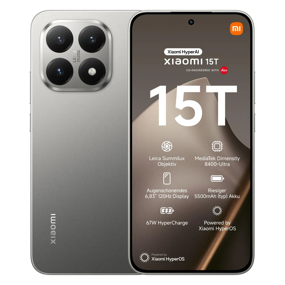 Xiaomi 15T 256 GB Grau 5G